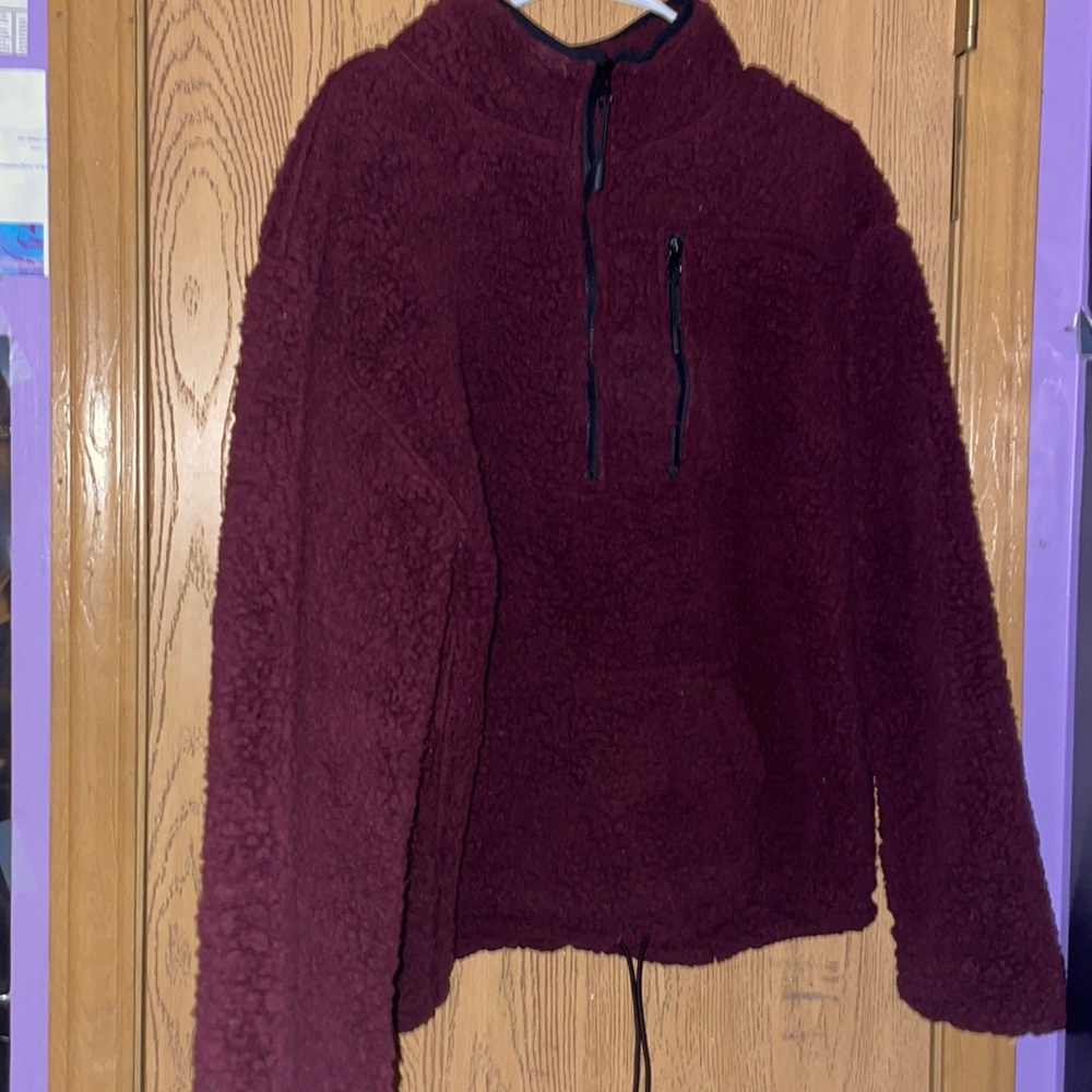 maroon sherpa(BUNDLE ONLY!)